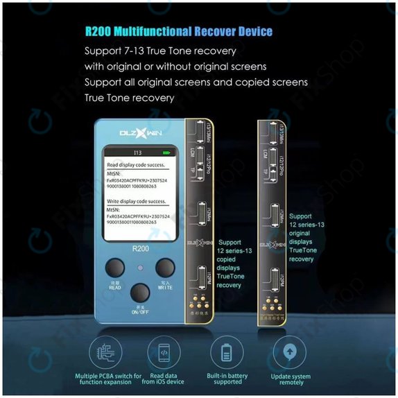 DLZ WIN - programator DL R200 True Tone Restore (iPhone 8 - serija 13)