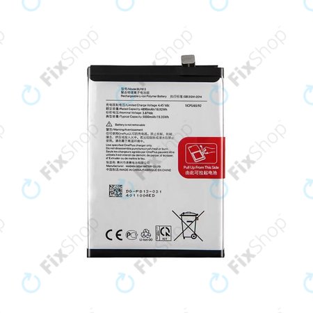 OnePlus Nord N100 BE2013 BE2015 - Baterija BLP813 5000mAh - 1031100034 Genuine Service Pack