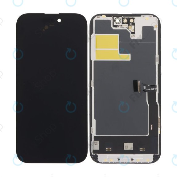 Zaslon Soft OLED 120Hz za iPhone 14 Pro, Steklo na dotik z okvirjem, FixPremium