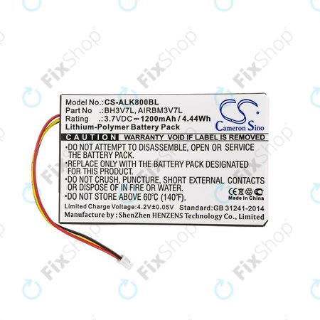 Baterija za Autec Air A4, A6, A8, 1200mAh, Li-Pol, 3.7V, BH3V7L, AIRBM3V7L, HQ