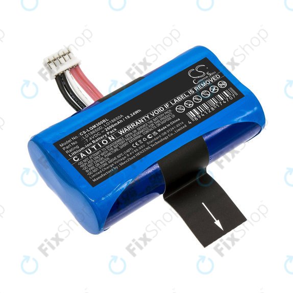 Baterija za Ingenico Apos A8, 2600mAh, Li-Ion, 7.4V, LD18650D, HQ