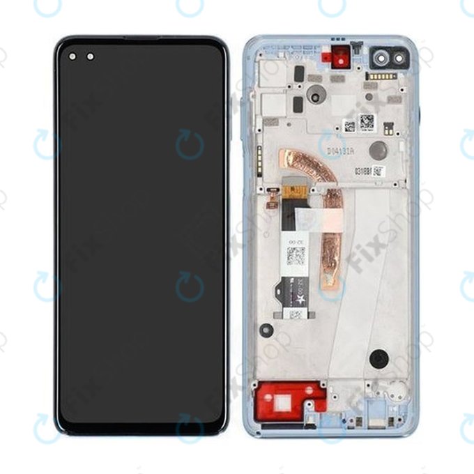 Motorola Moto G100 XT2125 - LCD zaslon + steklo na dotik + okvir (Iridescent Sky) - 5D68C18073, 5D68C18071 Genuine Service Pack