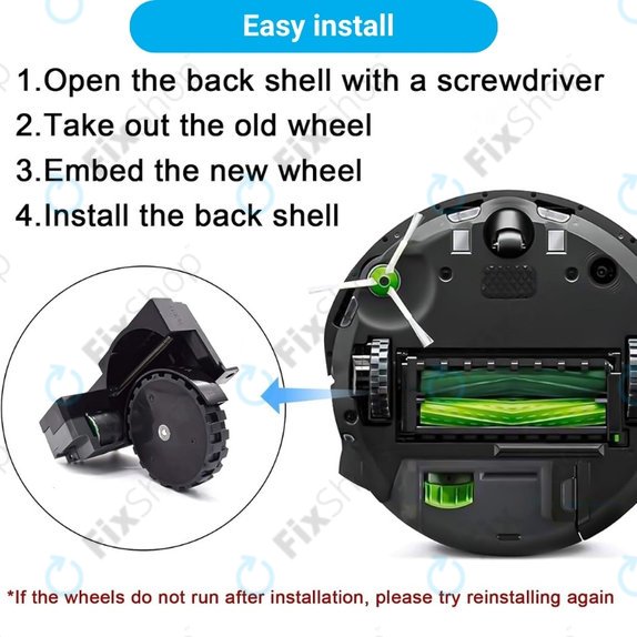 iRobot Roomba e-series, i-series, j-series - Kolo z Motorjem (Levo)