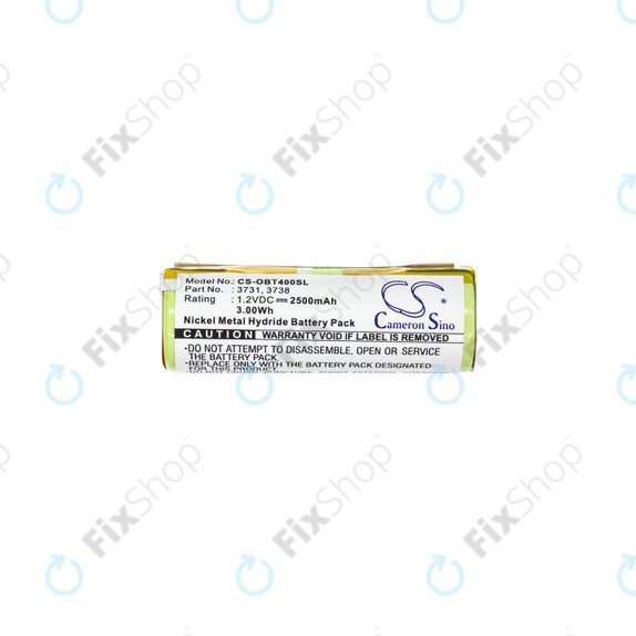 Baterija za Oral-B Professional Care, Triumph, 2500mAh, Ni-MH, 1.2V, 3731, HQ