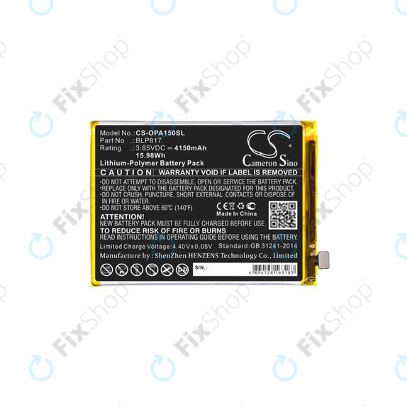 Oppo A15 CPH2185 - Baterija BLP817 4150mAh HQ