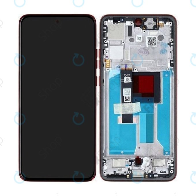 Motorola Edge 50 Neo - LCD zaslon + steklo na dotik + okvir (Poinciana) - 5D68C28684 Genuine Service Pack