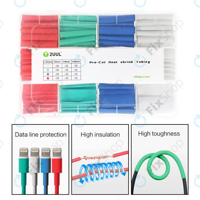 2UUL - Komplet skrčljivih cevi (200 kosov)