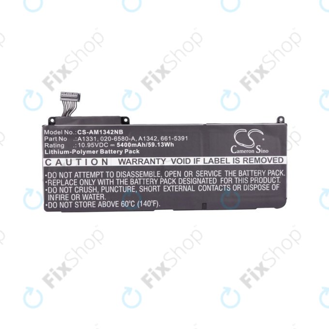Apple MacBook 13" A1342 (Late 2009 - Mid 2010) - Baterija A1331 5400mAh HQ