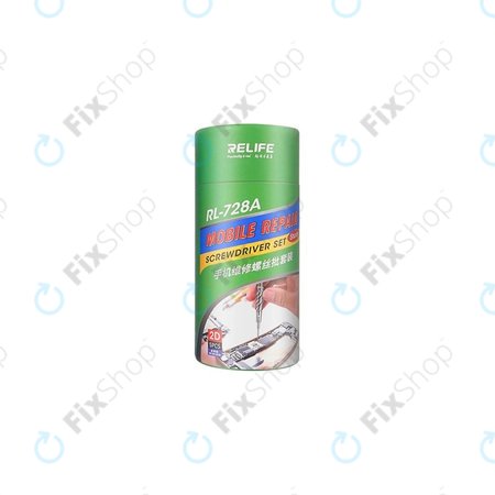 Relife RL-728A 2D - Komplet izvijačev za servis telefonov
