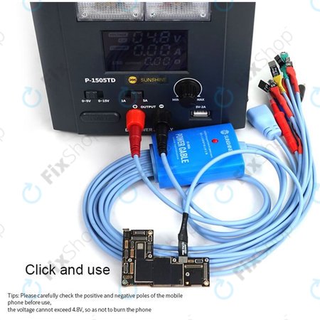 SunShine SS-905A - Komplet napajalnih kablov (iPhone 5S - 12 Pro Max, Samsung)