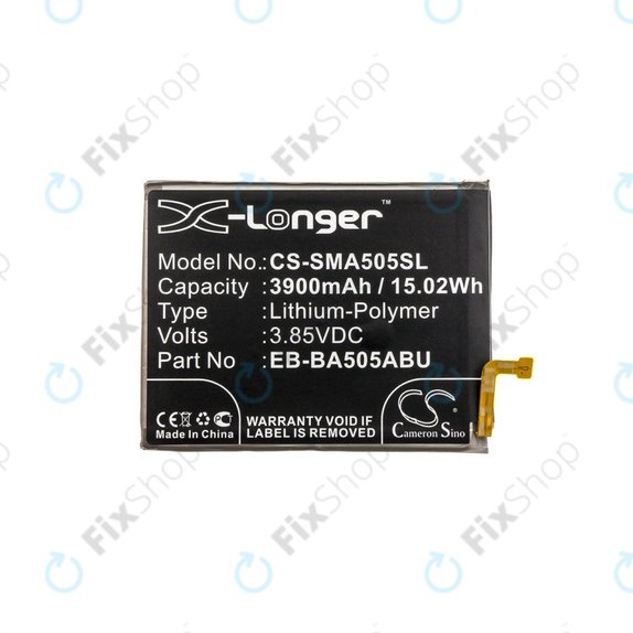 Baterija za Samsung A20 A205F, 3900mAh, Li-Pol, 3.85 V, EB-BA505ABN, HQ