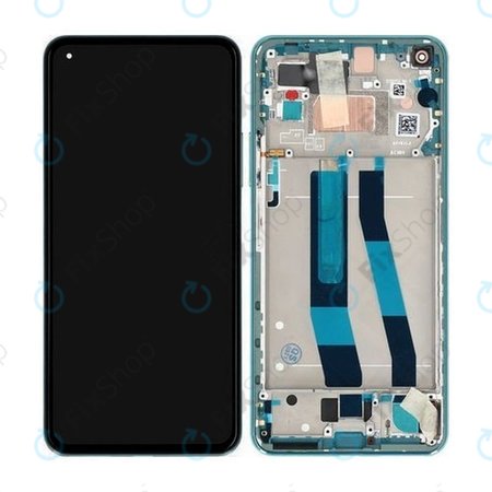 Xiaomi Mi 11 Lite 5G - LCD zaslon + steklo na dotik + okvir (Mint Green) - 56000H00K900, 56000300K900 Genuine Service Pack