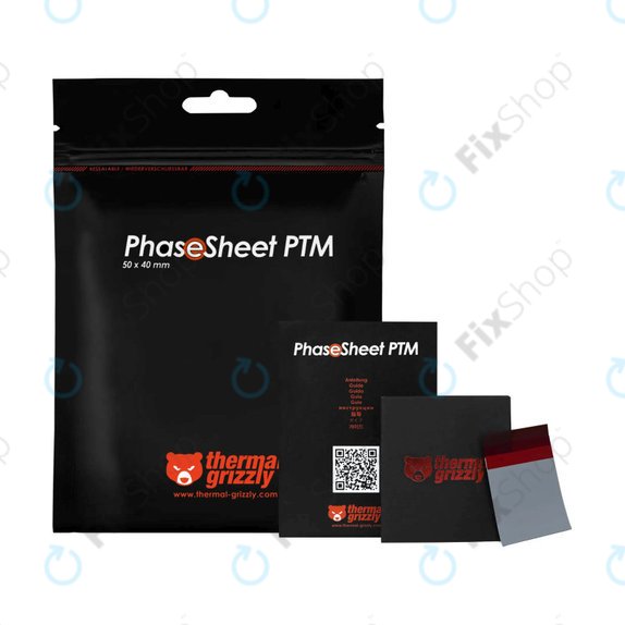 Termalna blazinica 50x40x0,2mm, Thermal Grizzly PhaseSheet PTM