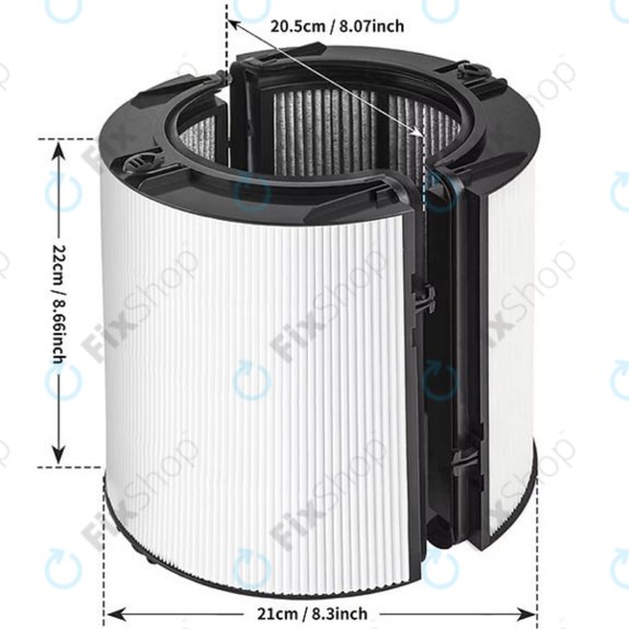 Dyson Purifier-series, Purifier humidifier-series - HEPA filter (Aktivno oglje)