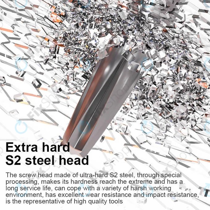 Mechanic KING KONG+ - Sklopni set torx, tri-point in cross - 6 kos