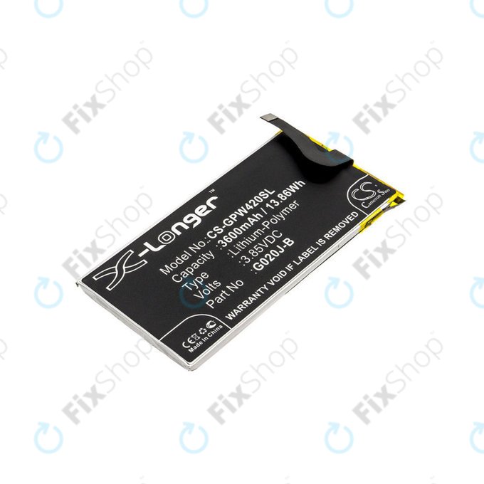 Baterija za Google Pixel 4 XL, 3600mAh, Li-Pol, 3.85 V, G020J-B, HQ