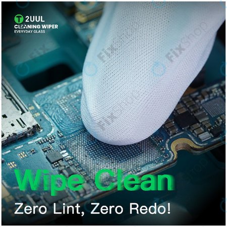 Čistilne krpe za steklo, brez prašenja, 2UUL CL05, 4x100 kos/škatla