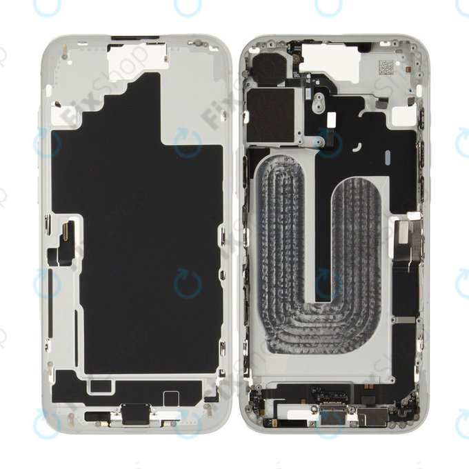 Srednji okvir z baterijo za iPhone 16 Plus | White | ZD076-00685 | Genuine Apple