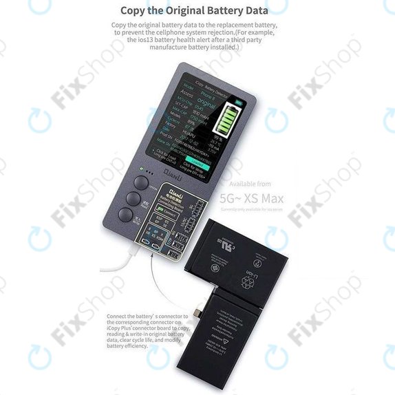 QianLi iCopy Plus 2.2 - True Tone, senzor svetlobe, programator vibracij in tester baterije (iPhone 7 - 11 Pro Max)