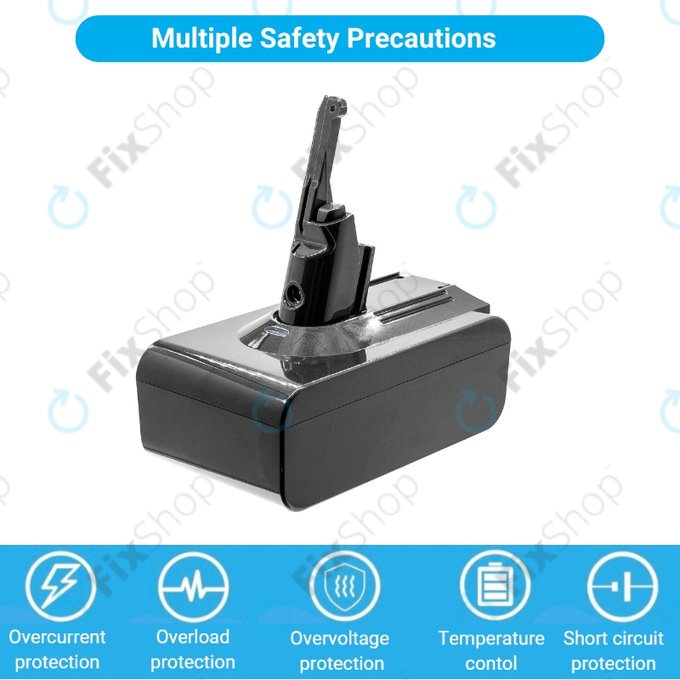 Dyson V8 - Baterija 215681, PM8-US-HFB1497A Li-Ion 21.6V 4000mAh HQ