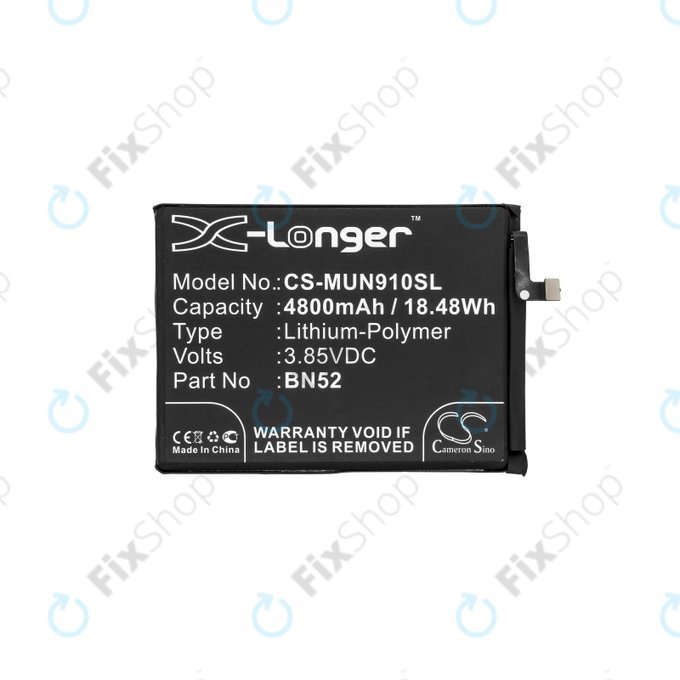 Xiaomi Redmi Note 9 Pro - Baterija BN52 4800mAh HQ