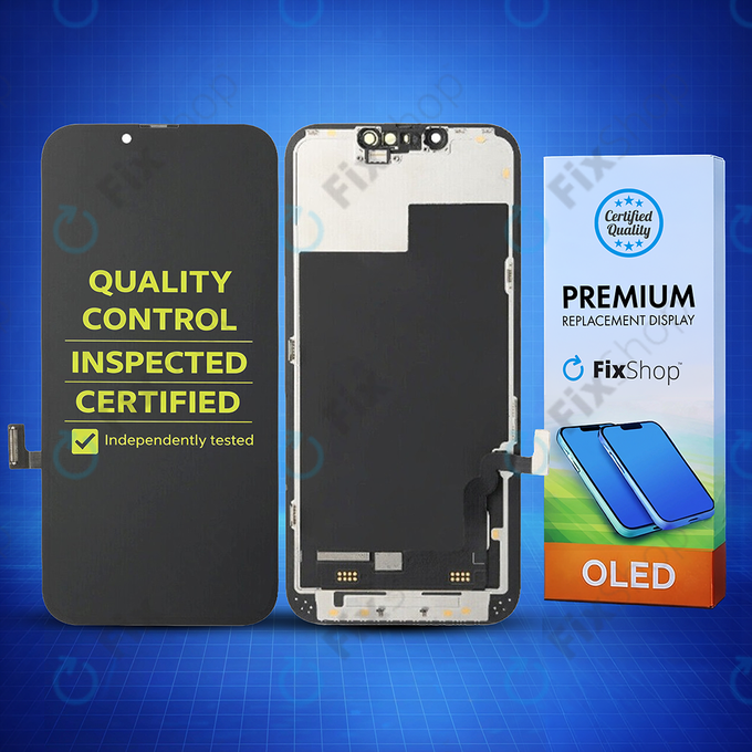 Apple iPhone 13 - LCD zaslon + steklo na dotik + okvir Soft OLED FixPremium