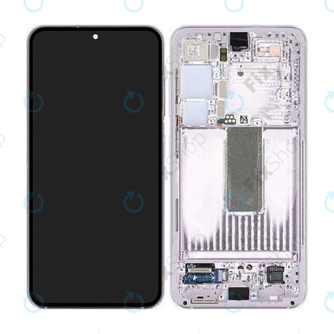 Samsung Galaxy S23 S911B - LCD zaslon + steklo na dotik + okvir (Lavender) - GH82-30481D, GH82-30480D Genuine Service Pack