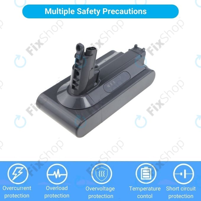 Dyson V10 - Baterija 969352-02, SV12, 206340 Li-Ion 25.2V 3000mAh HQ