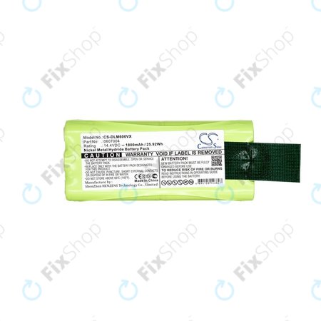 Dirt Devil Libero M606, M606-1, M606-2, M606-3, M606-4, M607, M612 - Baterija 0607004, 0612014 Ni-MH 14.4V 1800mAh HQ