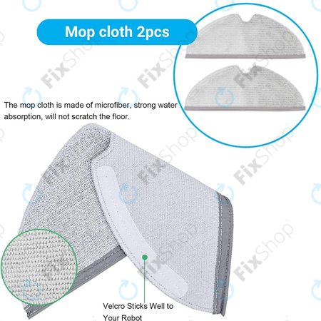 Xiaomi Roborock Q7, Q7+, Q7 Max, Q7 Max+, T8 - Standardni komplet (Bela)