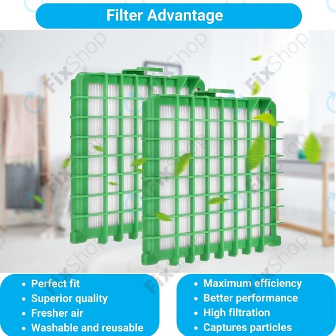 HEPA filter, 2 kos za Rowenta Silence Force, X-Trem