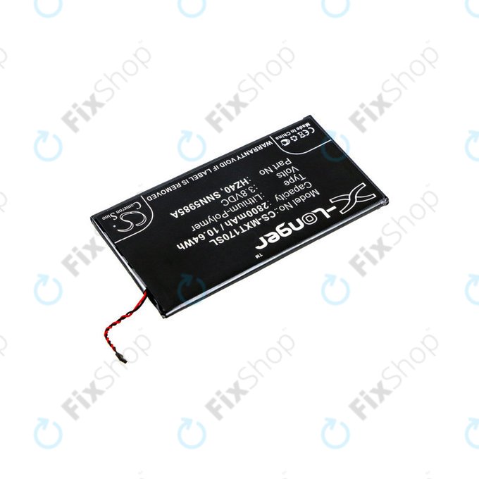 Baterija za Motorola Moto Z2 Play XT1710-09, 2800mAh, Li-Pol, 3.8 V, HZ40, HQ
