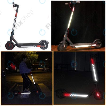 Xiaomi Mi Electric Scooter 1S, 2 M365, Essential, Pro, Pro 2 - Reflexne Nalepke (B)