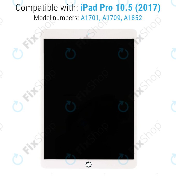 Apple iPad Pro 10.5 (2017) - LCD zaslon + steklo na dotik (White) Refurbished
