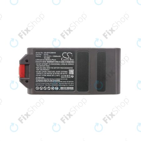 Dyson V12 - Baterija 965470-01 Li-Ion 25.2V 2500mAh HQ