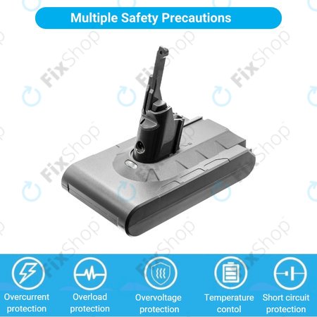 Dyson V8 - Baterija 215681, PM8-US-HFB1497A Li-Ion 21.6V 2600mAh HQ