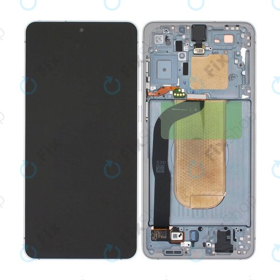 Samsung Galaxy S25 Edge - LCD zaslon + steklo na dotik + okvir (Titanium Silver) OLED