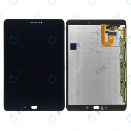 Samsung Galaxy Tab S3 T820, T825 - LCD zaslon + steklo na dotik (črno) - GH97-20282A Genuine Service Pack