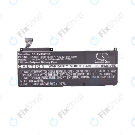 Apple MacBook 13" A1342 (Late 2009 - Mid 2010) - Baterija A1331 5400mAh HQ