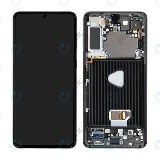 Samsung Galaxy S21 Plus G996B- LCD zaslon + steklo na dotik + okvir - GH82-24553A Genuine Service Pack