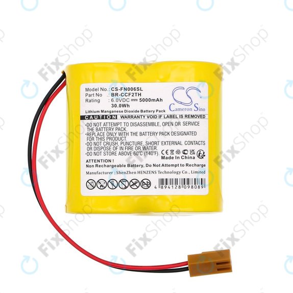 Baterija za Cutler Hammer A06 Control, 5000mAh, Li-MnO2, 6V, A06B-0073-K001, HQ