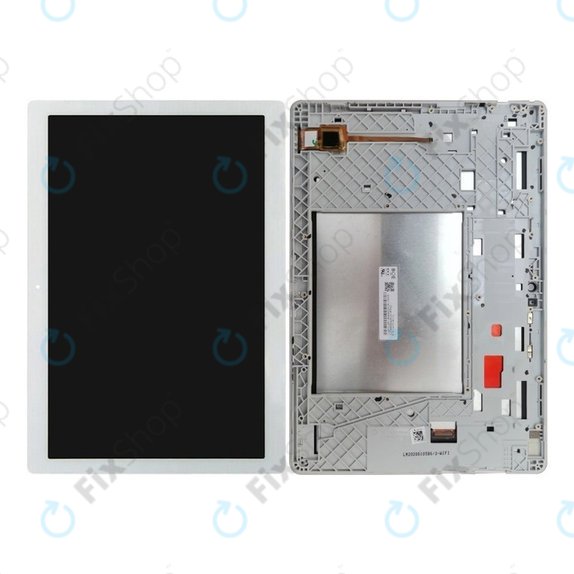 Lenovo Tab M10 TB-X505 - LCD zaslon + steklo na dotik + okvir (White) TFT