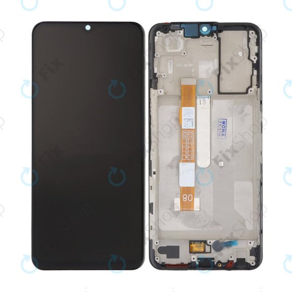 Vivo Y76 5G - LCD zaslon + steklo na dotik + okvir (Midnight Space) TFT