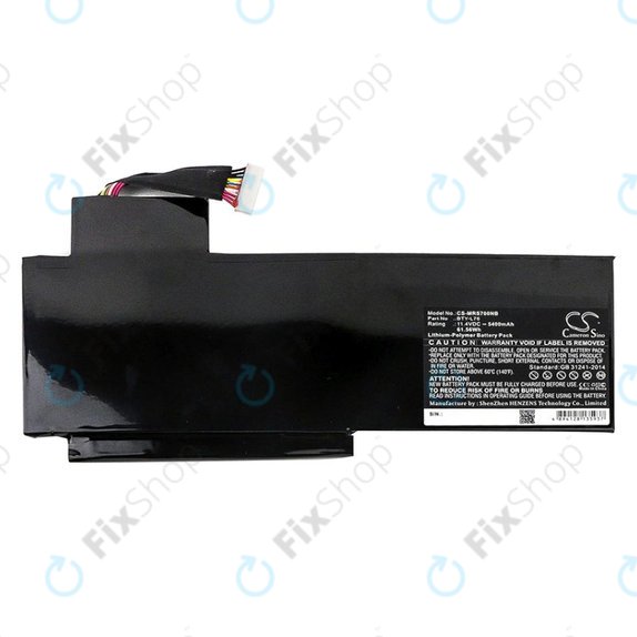 Baterija za MSI GS70, GS72, WS72, 5400mAh, Li-Pol, 11.4V, BTY-L76, HQ