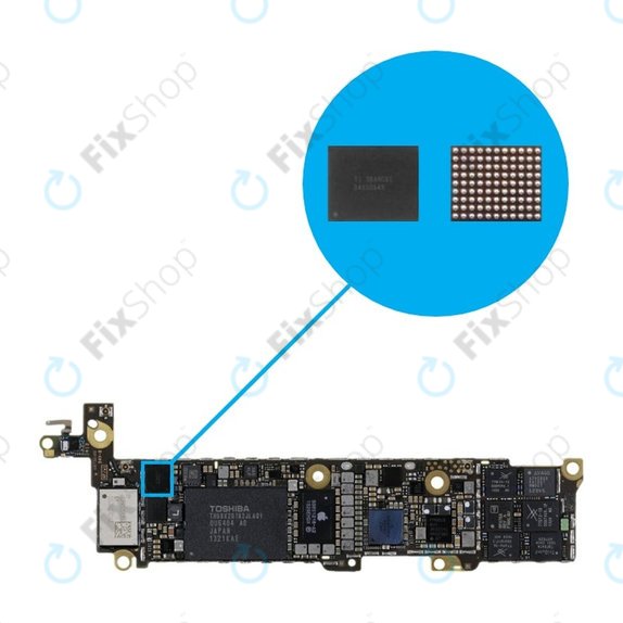 Apple iPhone 5S - krmilnik zaslona na dotik IC 343S0645