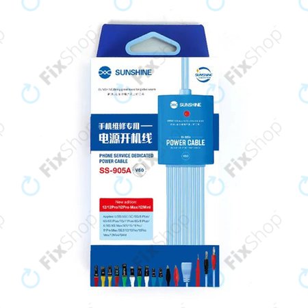 SunShine SS-905A - Komplet napajalnih kablov (iPhone 5S - 12 Pro Max, Samsung)