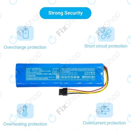 Xiaomi Mi Robot Vacuum Mop-series, Dream-series, Roborock-series - Baterija BRR-2P4S-6800 Li-Ion 14.4V 6800mAh HQ