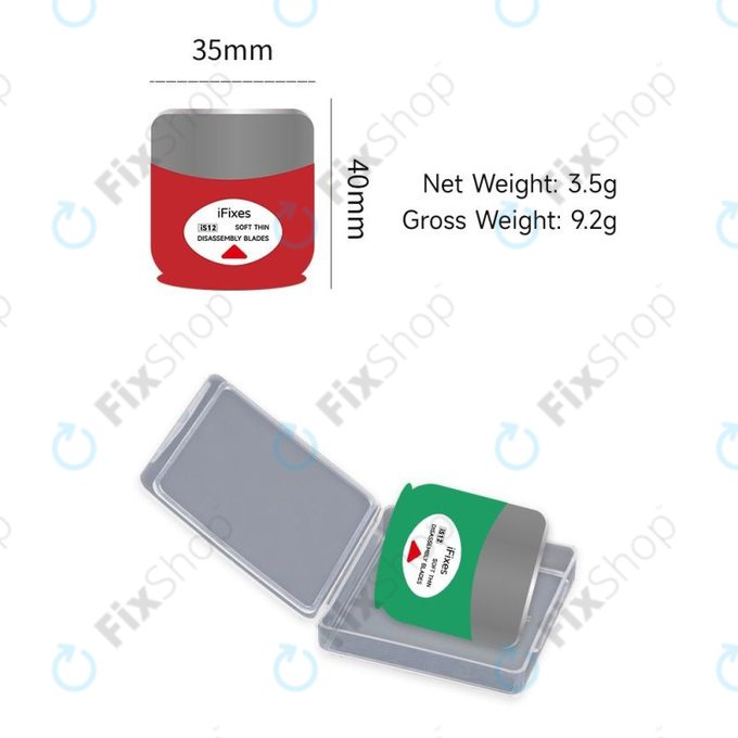 iFixes iS12 - tanke rezalne lopatice za razstavljanje, 0.15mm