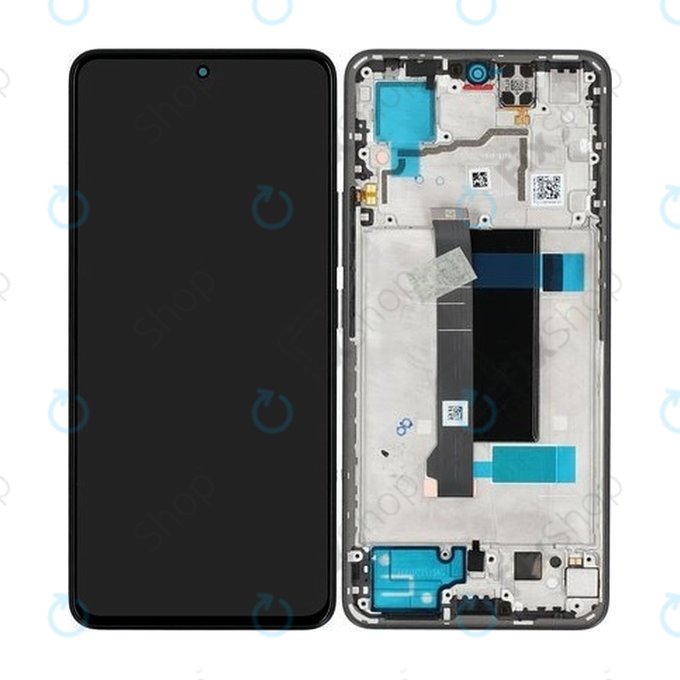 Xiaomi Redmi Note 13 Pro 5G - LCD zaslon + steklo na dotik + okvir (Midnight Black) - 5600020N1600 Genuine Service Pack