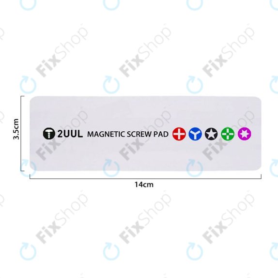 2UUL - Magnetna podložka za vijake - 140 x 35mm